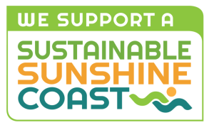 We Support a Sustainable Sunshine Coast label