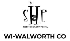 Sleep in Heavenly Peace non-profit organization logo.
