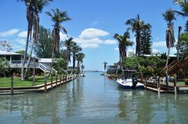 Little Gasparilla Island waterway in Punta Gorda/Englewood Beach, Florida