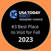 #3 best place to visit for fall 2023 Logo