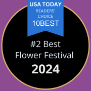 #2 Best Flower Festival in the US Logo
