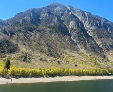 9.23.25 Lundy Lake southern shore - Liz Grans, Mono County Tourism