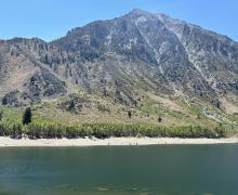 Lundy Lake fall color update 9.5.24
