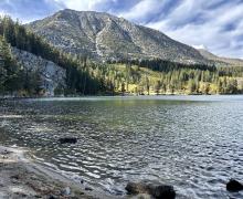 Rock Creek Lake fall colors 2024