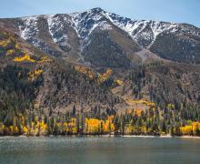 lower twin lakes fall colors