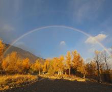 Rainbow in Fall