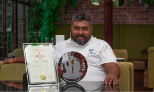 Raj Chowdhury chef croeso 2025