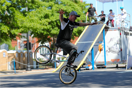 BMX Stunt Show Rider