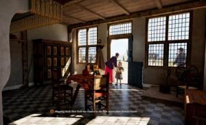 Kierstede House Interior, New Amsterdam History Center’s Mapping Early New York 3D Model, all rights reserved.