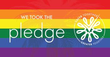 LGBTQ Pledge Graphic - LinkedIn