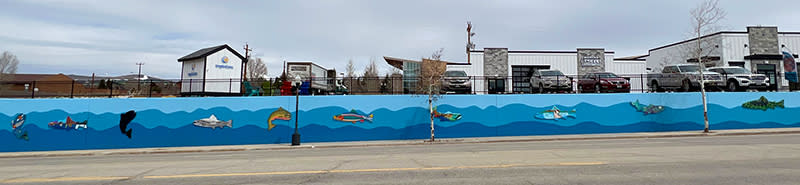 Long Wall Mural Fish 2021