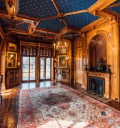 Interior of the Newport Art Museum in Newport, RI