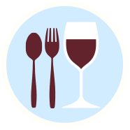 wine & food icon