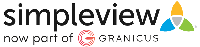 Simpleview, now part of Granicus logo