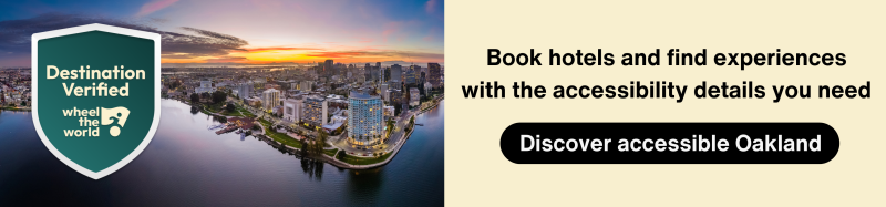Book accessible hotels in Oakland California.