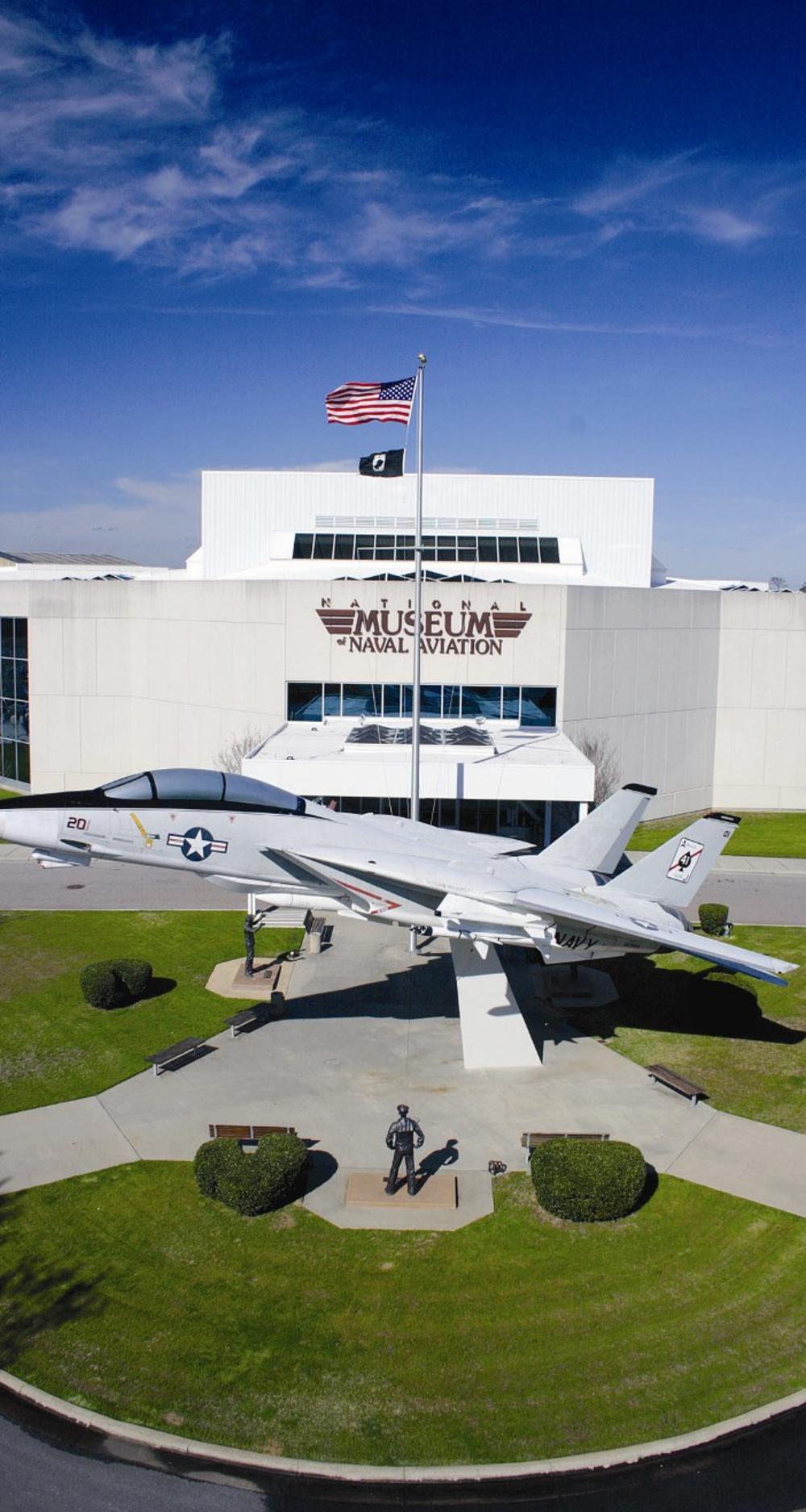 The Naval Aviation Museum and the headquarters of the Blue Angels are located in the Naval Air Station in Pensacola.