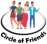 Logo for the charity Circle of Friends