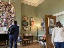 Guests enjoy the Needlework Show at Woodlawn Historic Site