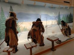 Taber Museum Display on Native Nations hunting in the region.