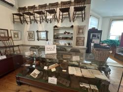 Picture of historic artifacts and displays at the New Berlin Heritage Museum