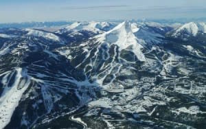 Big Sky Resort From Air