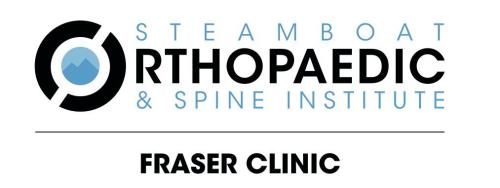 Steamboat orthopaedic fraser clinic logo
