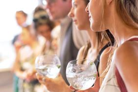 A group of people tasting gin at 6 O'Clock Gin Bristol - credit 6 O'Clock Gin