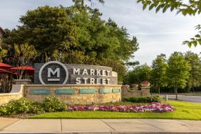 Market Street and Houston Methodist Neal Cancer Center “Light it