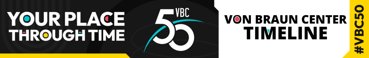 VBC 50th Timeline graphic