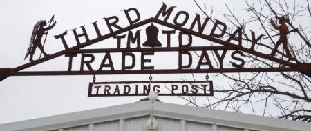 Third Monday Trade Days sign