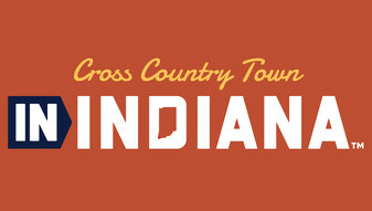 in indiana cross country town logo