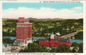 Andrew Johnson Hotel with Courthouse