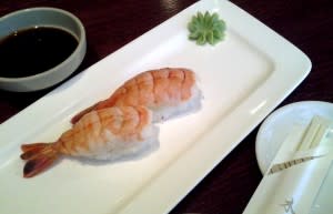 Shrimp Sushi at Asakusa