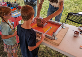 Art Lab Popup at the Kansas Book Festival