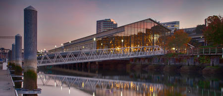 Foss Waterway Seaport on Dock Street in Tacoma, Washington