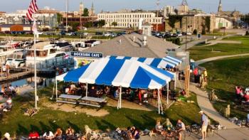 Dockside Cafe Aerial