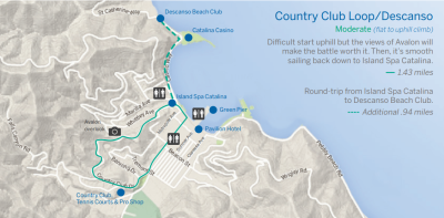 Catalina Hiking Map