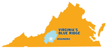 Virginia's Blue Ridge - Virginia State Map