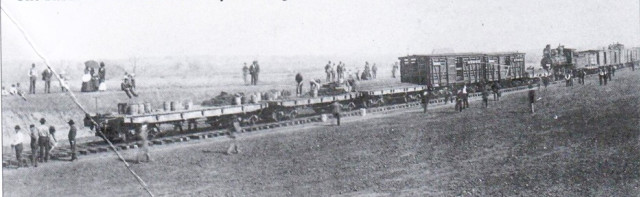 First Train Arrives