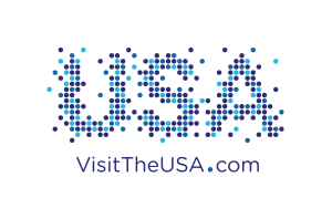 Visit The USA logo lockup