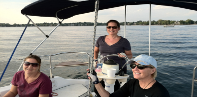 women sailing