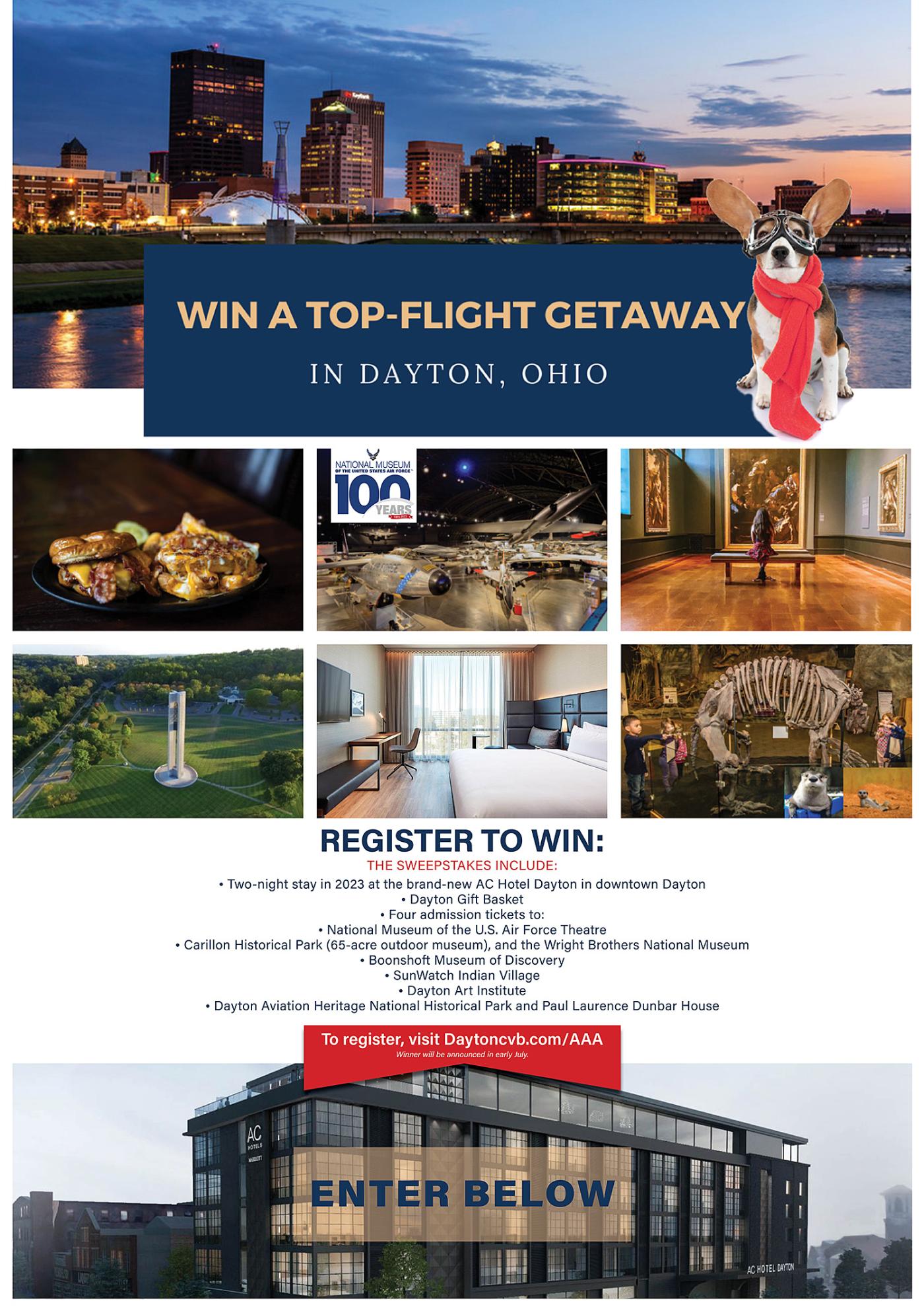Win a Top-Flight Dayton Getaway