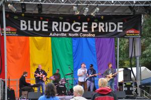 A performance at the Blue Ridge Pride festival