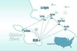 How to Get to Catalina Island Map