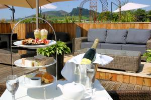 Three Horseshoes Country Inn Afternoon Tea outdoors