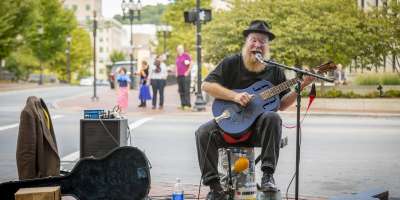 Downtown Busker