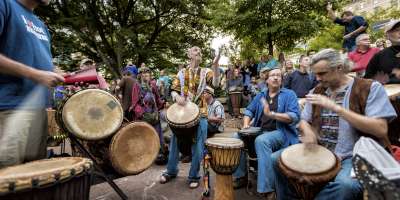 Mountain Sounds Story: Drum Circle