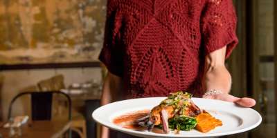 Plate of Food - Rhubarb