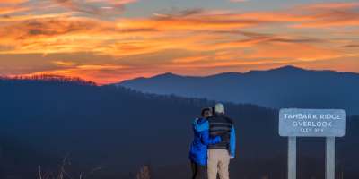 Winter Hiking Outdoors