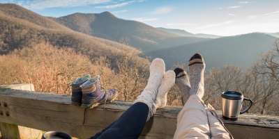 Relaxing on the parkway